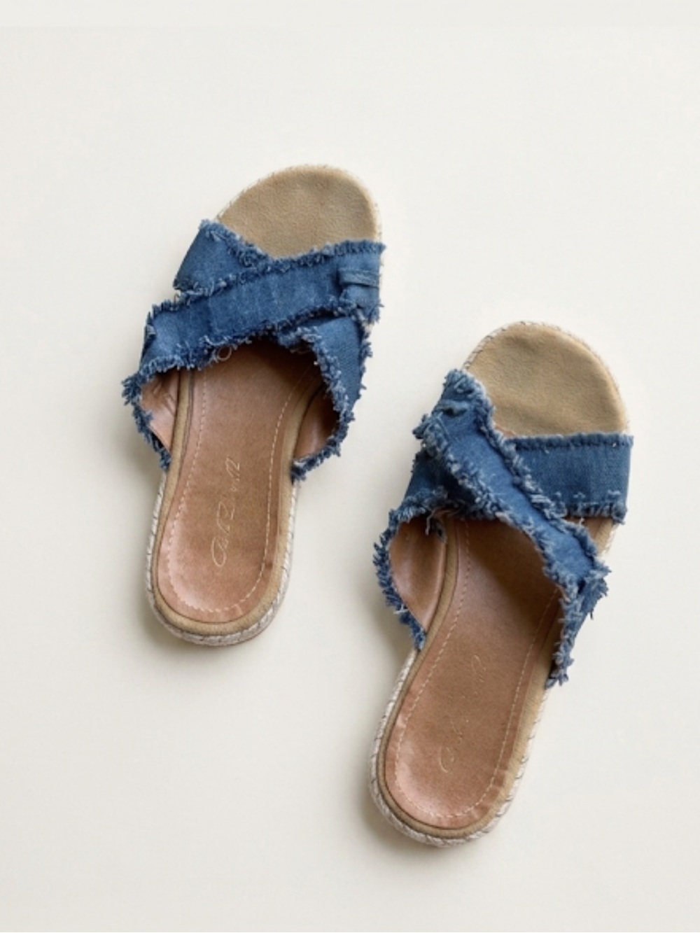 Denim sandals